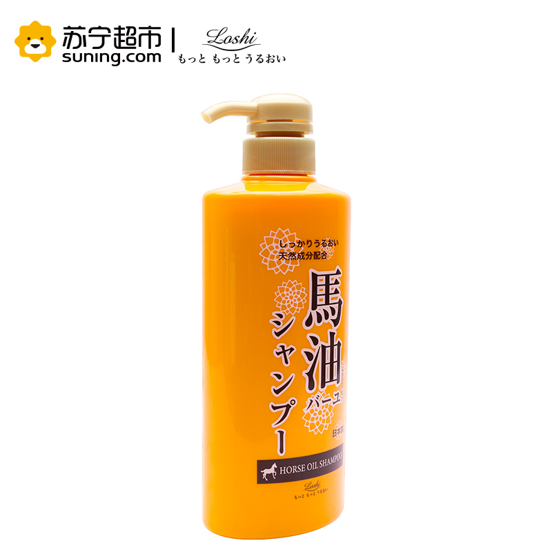 日本进口北海道LOSHI马油洗髮露 600ml