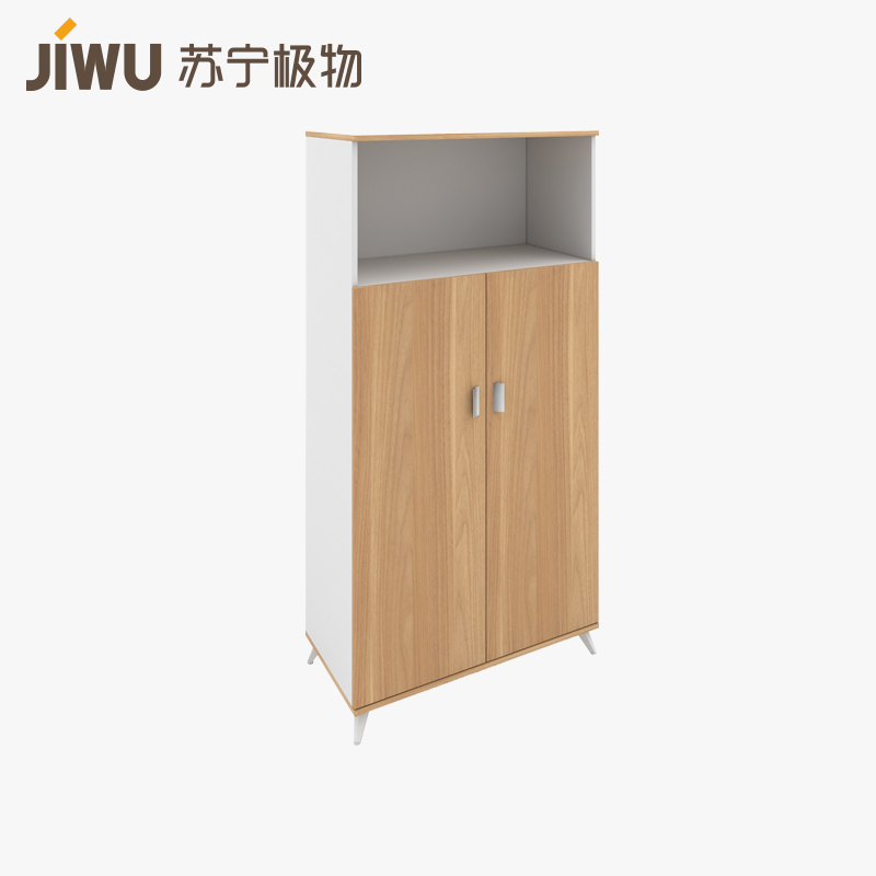 中泰X苏宁极物 风暴系列 办公家具文件柜办公柜矮柜木质资料柜收纳柜茶水柜带锁办公室柜打印机柜