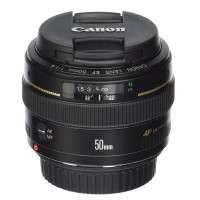 Canon佳能EF 50mm F1.4 USM 全画幅数码单反镜头 标准定焦 佳能卡口 滤镜口径58mm