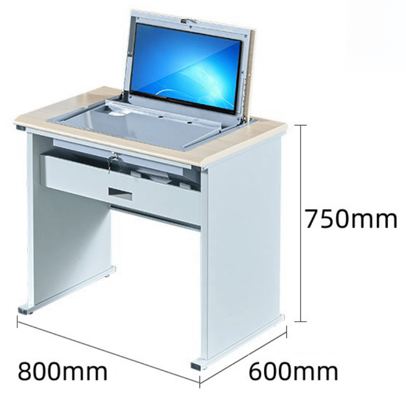 豫龙都电脑桌80cm张高清大图