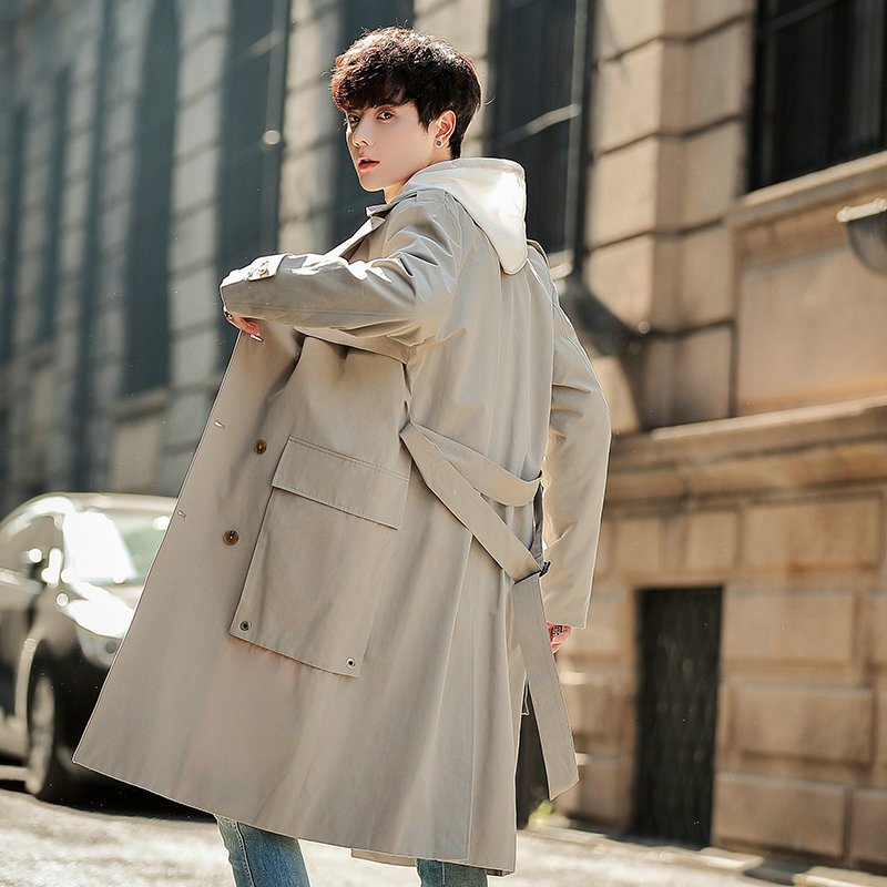 梵克公牛英伦风男士风衣韩版潮流大衣外套披风