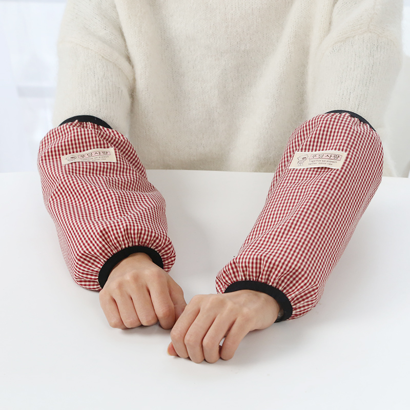 袖套女长款工作成人秋冬套袖棉麻防脏耐磨护袖家务防污办公室手袖