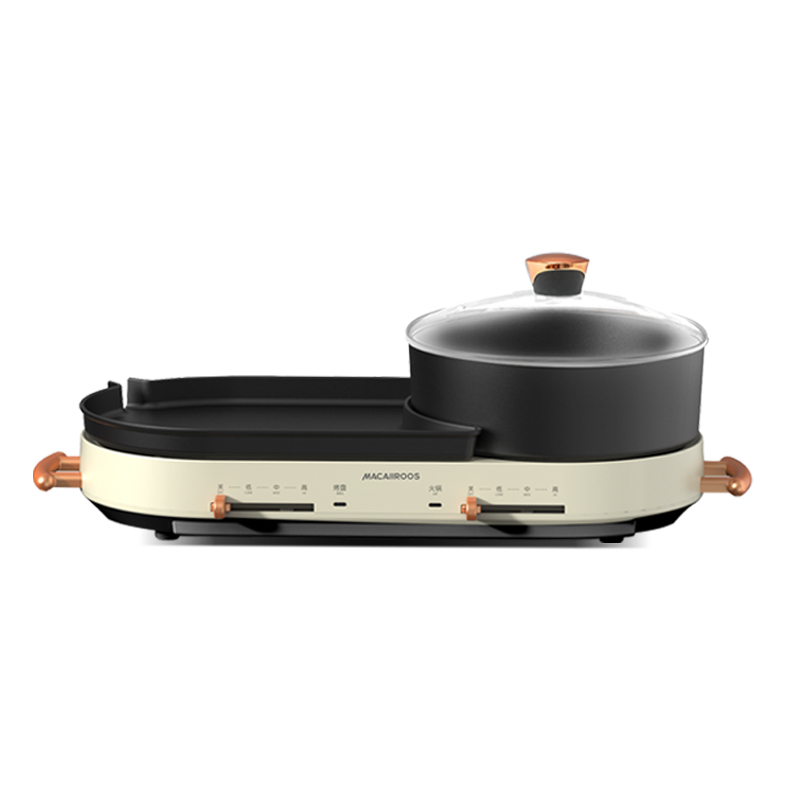 迈卡罗(Macaiiroos) 多功能分体式涮烤一体机MC-KK301 3L