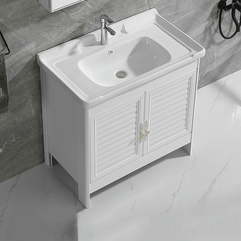 符象太空铝浴室柜组合年货洗手盆现代简约卫生间洗脸盆柜卫浴面盆柜