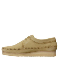 【直营】其乐(Clarks) Weaver 男士复古牛皮纯色系带低帮休闲皮鞋男鞋 绒面 休闲鞋 男