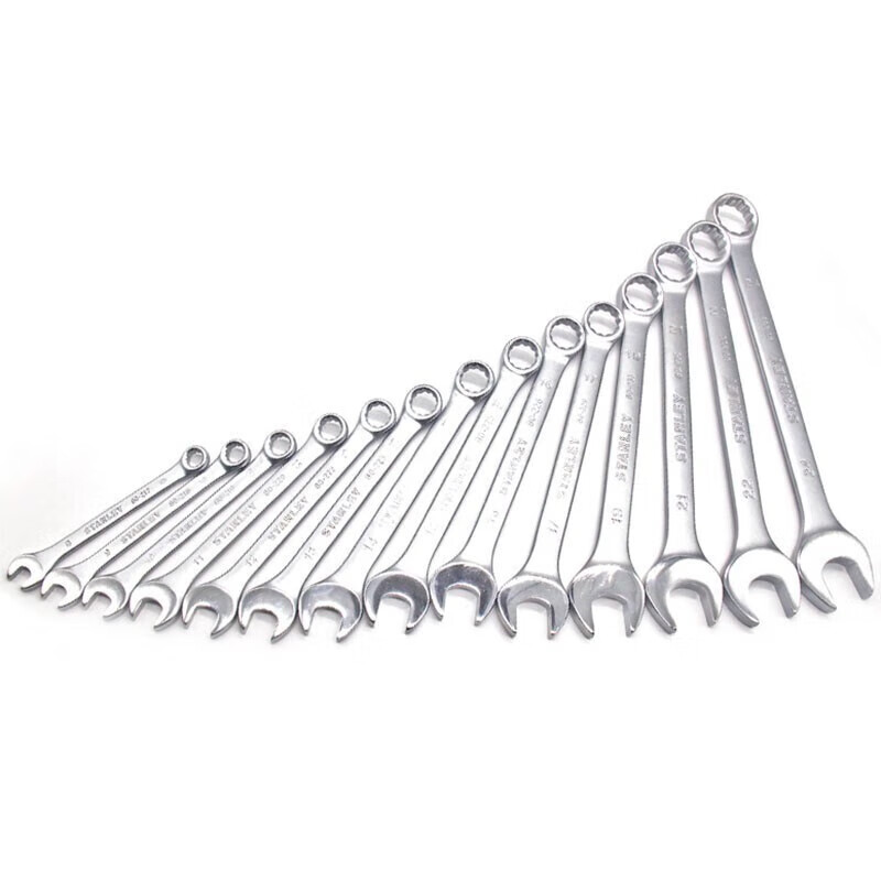 扳手 史丹利 STMT80944-8-23 两用扳手 碳钢 14个高清大图