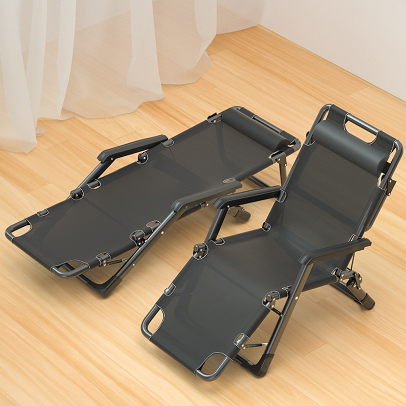 时光旧巷折叠躺椅办公室午休午睡床单人懒人趟睡椅多功能家用休闲阳台