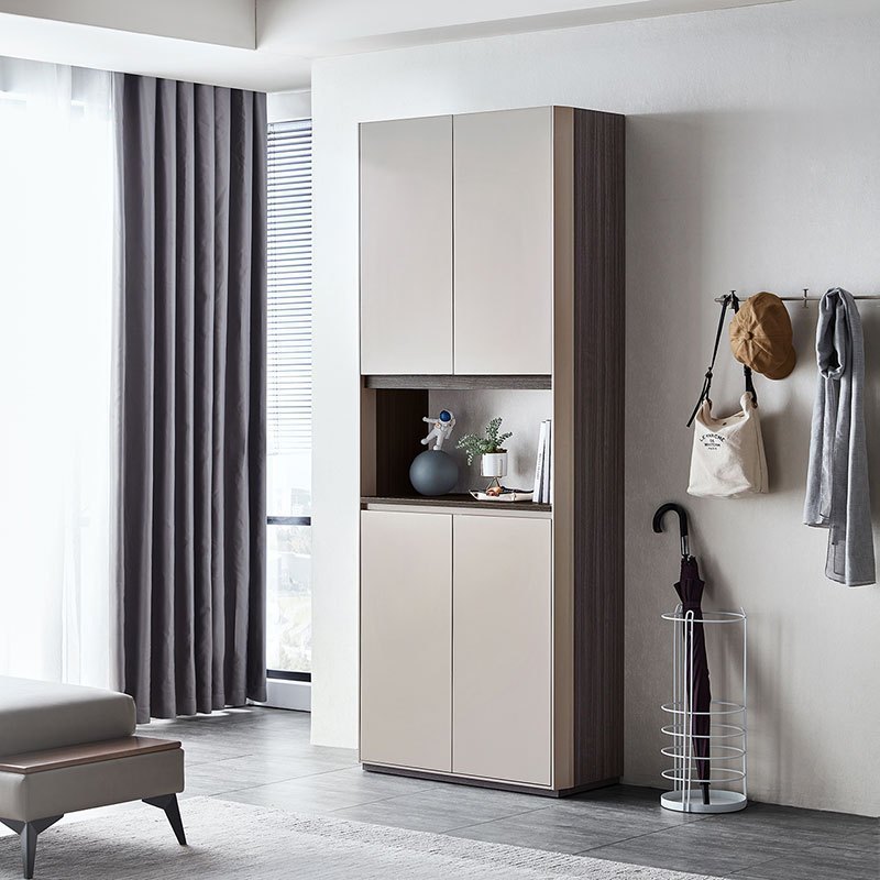 林氏家居入户鞋柜子储物柜简约现代玄关柜高立式储物柜