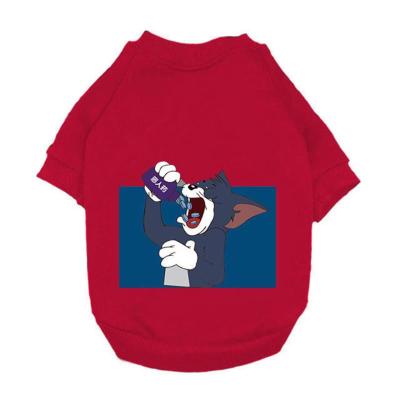 红卫tom猫 s(2-4斤) 猫和老鼠宠物衣服狗狗衣服小型犬泰迪比熊狗狗