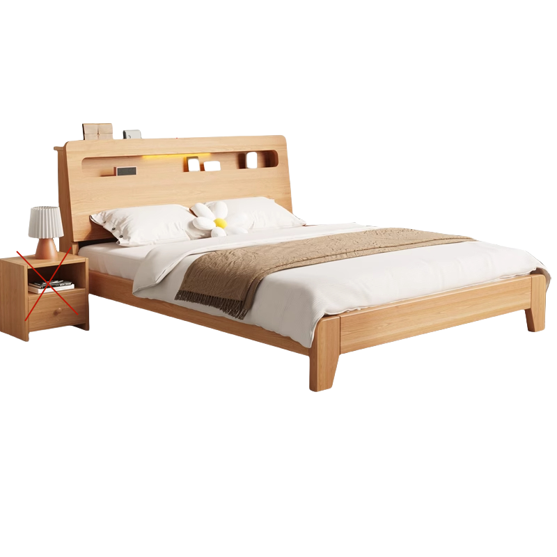 悦兴诚单人床1.5米+10CM床垫组高清大图