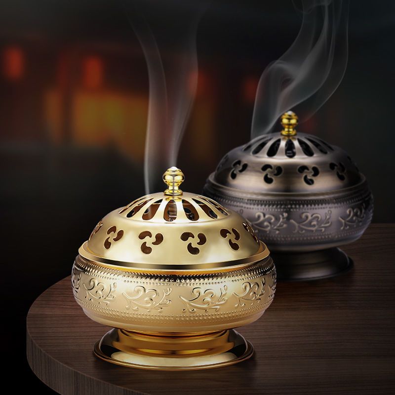 大号熏香炉24小时盘香架檀香炉供佛室内环香炉防潮支架家用蚊香架古色