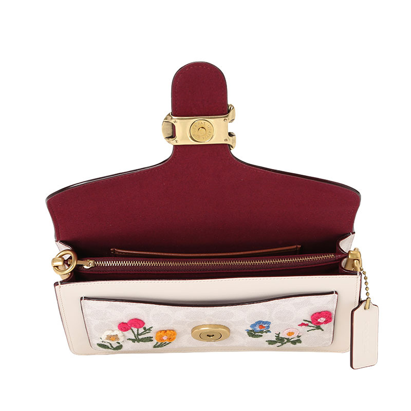 COACH蔻驰女包 TABBY通勤肩背 手提包 斜挎包 627 牛皮革\涂层帆布