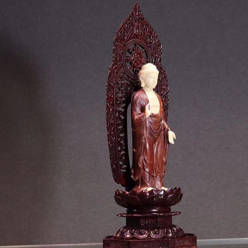 猛犸象牙摆件观音弥勒佛龙凤牙雕手把件吊坠牙料工艺品文玩饰品 直播