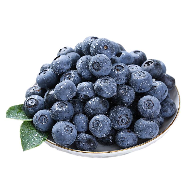 展卉国产蓝莓2盒装约125g盒新鲜水果