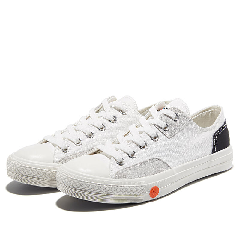FEIYUE/飞跃帆布鞋男女鞋新款贴布拼接情侣休闲鞋子时尚复古街拍板鞋2020