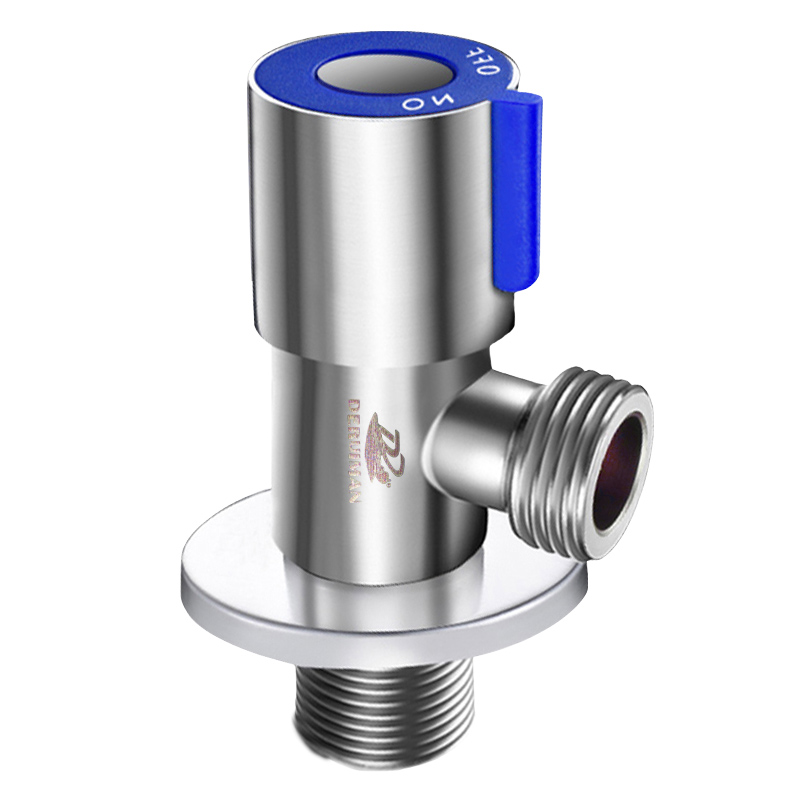 DERUIMAN 冷水阀马桶三角阀 不锈钢止水阀 角阀