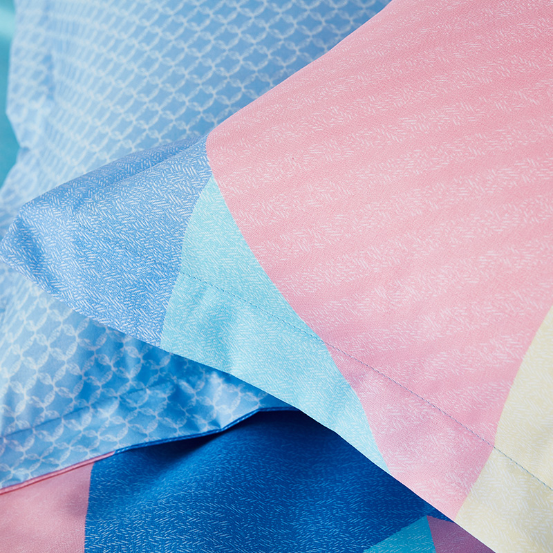 梦洁家纺 时尚抗菌磨毛四件套.嘉当几何 200*230cm’高清大图