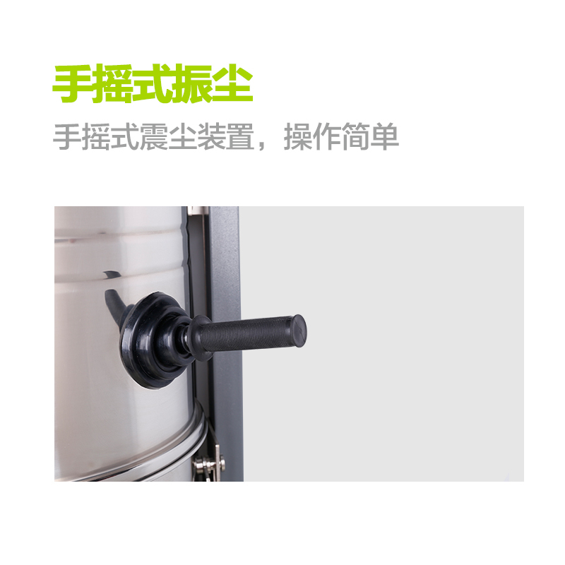 坦龙7.5kw工业吸尘器380v大型车间吸铁屑铝屑铁渣手推式吸灰机器