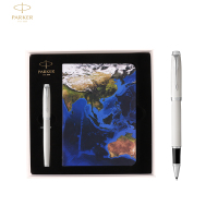 派克(PARKER)签字笔礼盒 IM纯白白夹宝珠笔+NASA AR笔记本礼盒套装
