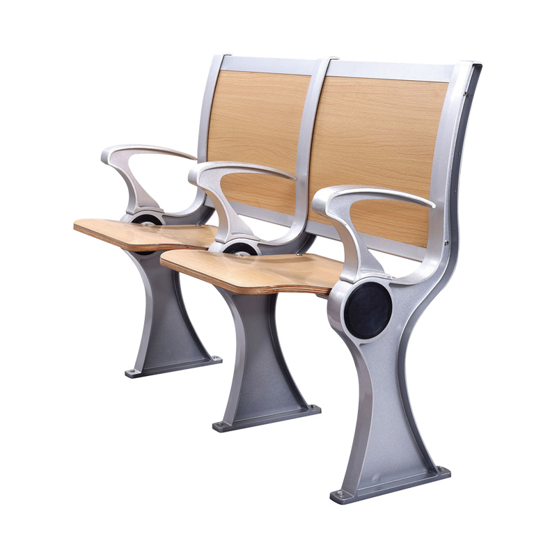 科朔 阶梯课桌椅 连排椅 学生教学阶梯课桌椅带活动写字板 WL-013高清大图