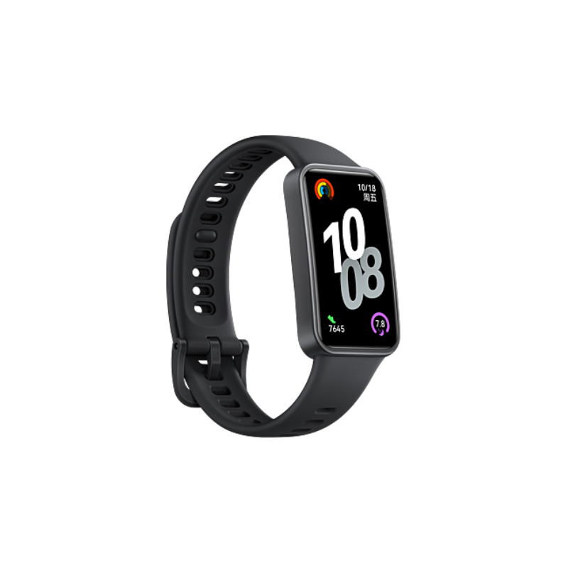 华为手环10 标准版智能运动手表专业睡眠分析情绪健康血氧监测游泳防水送男女朋友礼物 曜石黑丨增强型聚合纤维表壳高清大图