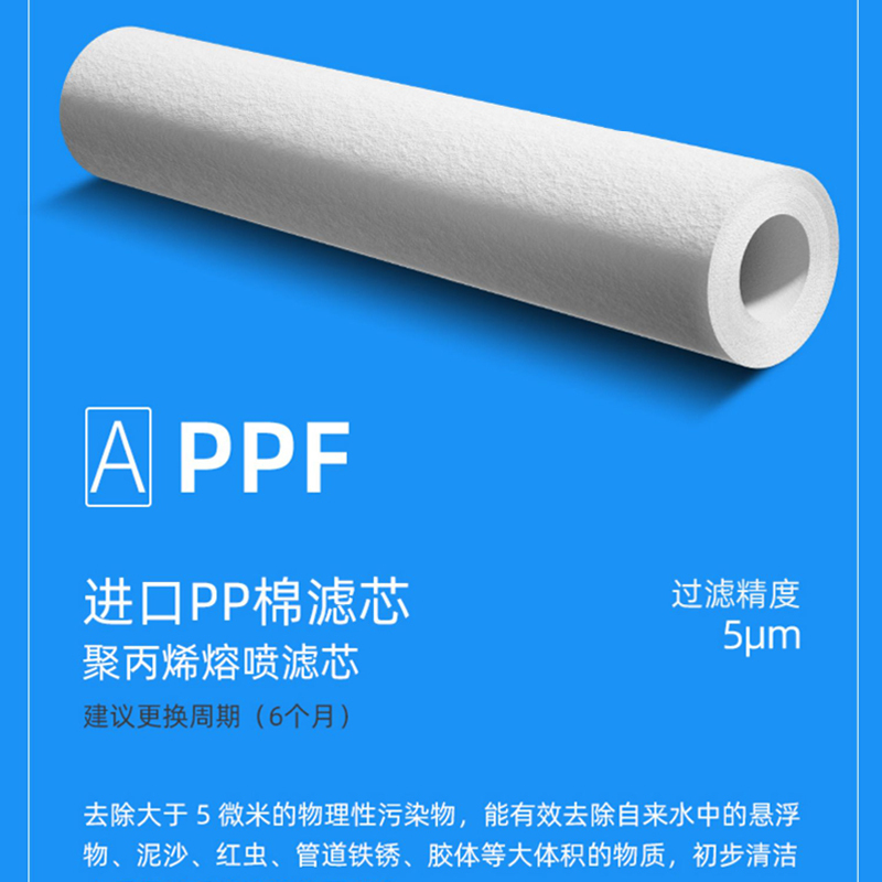 德克西Q1-1净水器滤芯 一年使用量套装 共7支