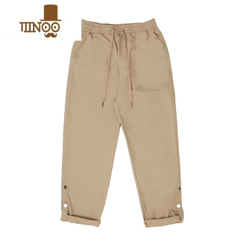 YANXUHEEMKIZOO日系新款男士宽松工装直筒潮牌休闲长裤子男高清大图