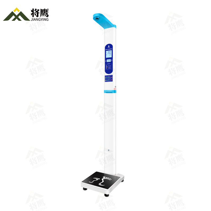 将鹰 超声波身高体重体检秤测量仪身高体重一体机打印款 JY-044S-20ADY高清大图
