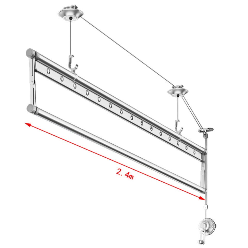 豫龙都 升降晾衣架 2.4m 个高清大图