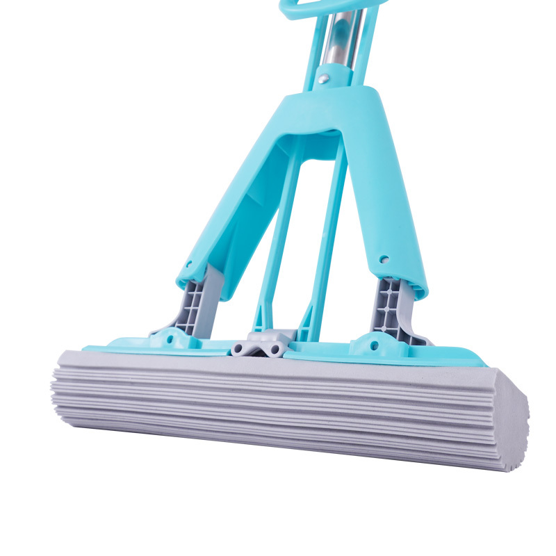 7283白色(共1个头) 吸水海绵拖把家用挤水免手洗一拖对折胶棉拖把头