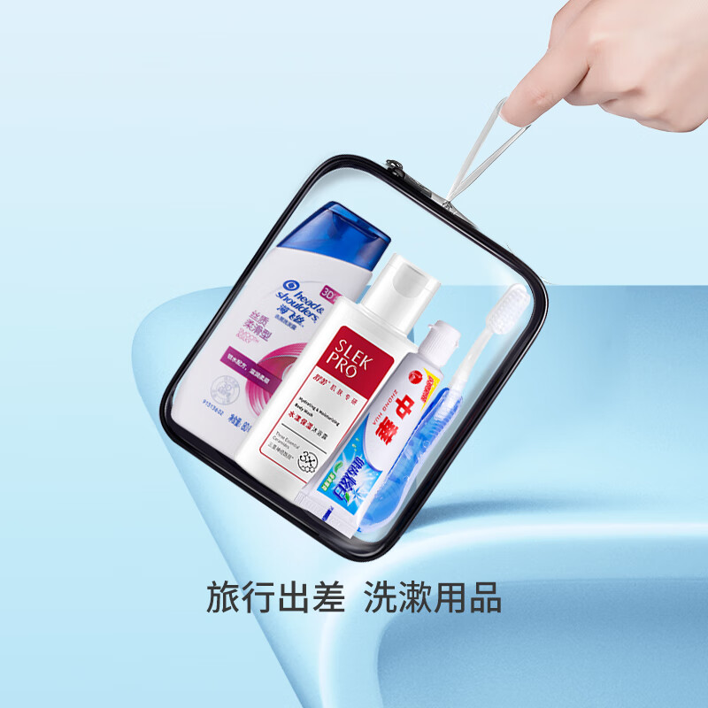 JOYTOUR 旅行套装洗漱用品男女洗发沐浴牙膏牙刷收纳 [七件套][清]高清大图