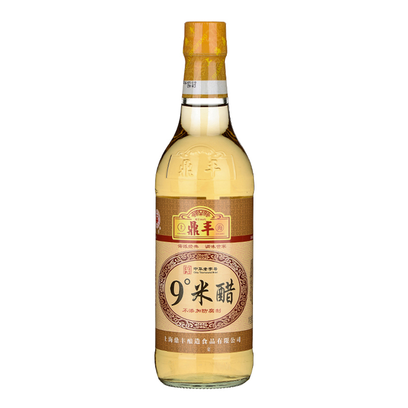 上海鼎丰 9°米醋500ml 天然发酵 醋味浓厚
