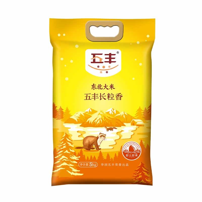 五丰长粒香米5kg高清大图