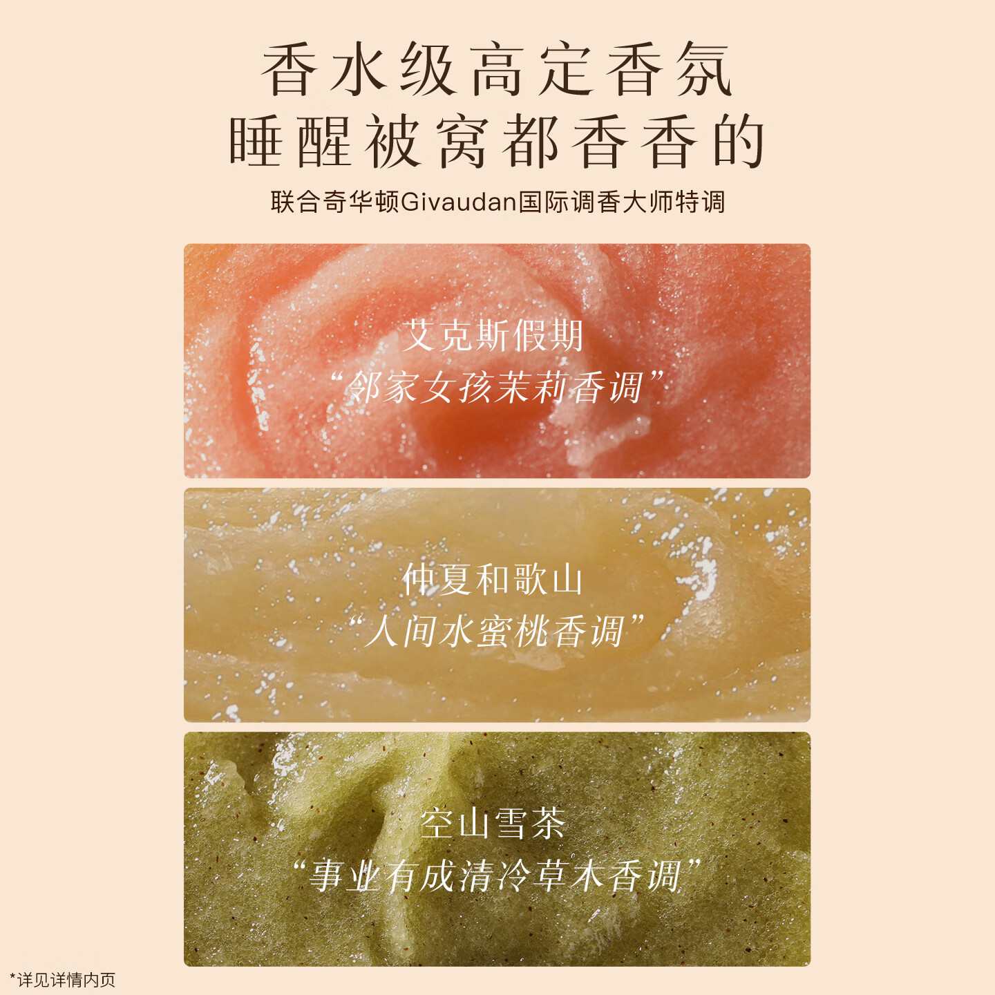 独特艾琳 香氛身体磨砂膏225g 保湿水润啫喱冰淇淋去角质搓澡沐浴露 空山雪茶高清大图