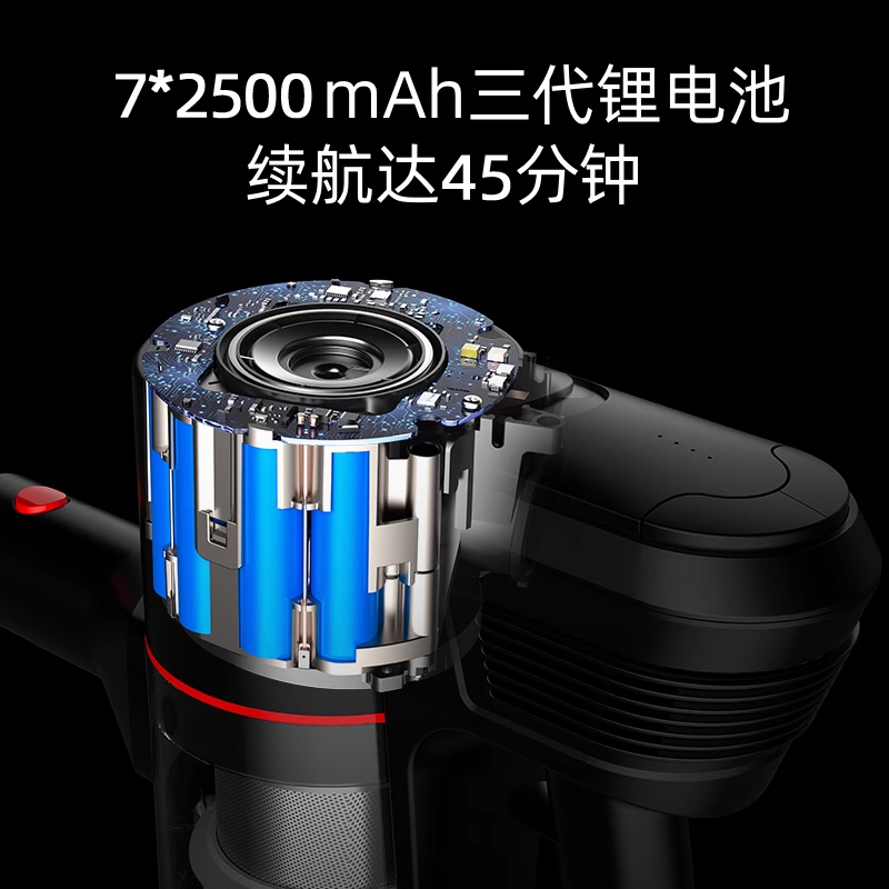[新升级]小狗(puppy)无线手持除螨吸尘器T11Pro Rinse家用小型大功率吸力吸尘机 擦地版