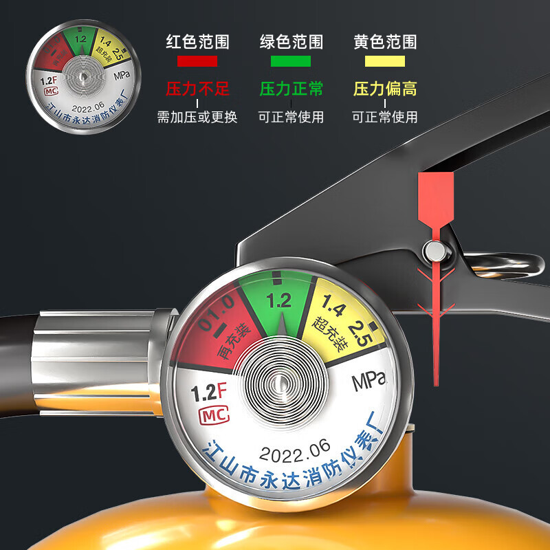 浙安广消2kg手提式D类金属灭火器MFZ/D2