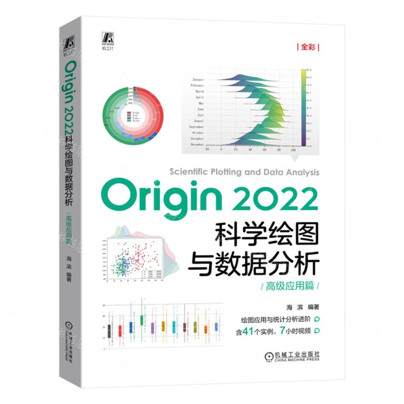 [N]Origin2022科学绘图与数据分析(高级应用篇)-9787111728177高清大图