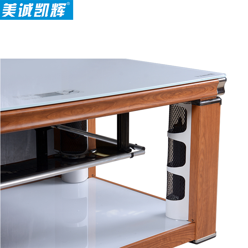 美诚凯辉电暖茶几K7-138S2(N)(黄花梨+超级面板)升降电暖取暖烤火电炉桌电暖器烤火炉
