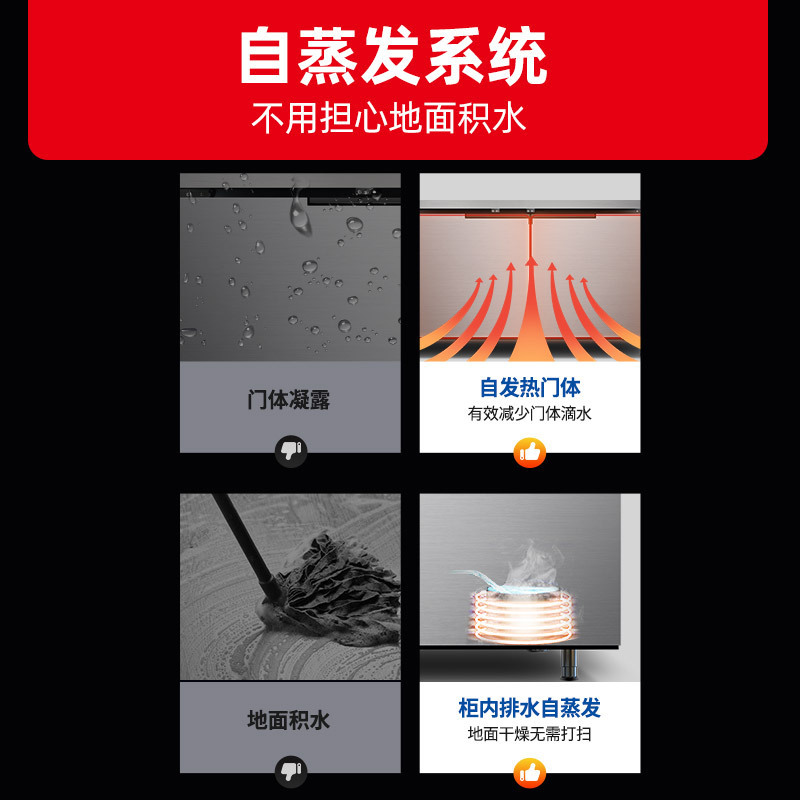 星星 XINGX 1.5米冷冻保鲜工作台 风冷厨房操作台商用卧式冰柜 奶茶店水吧台操作台冰箱 TD-358FA高清大图