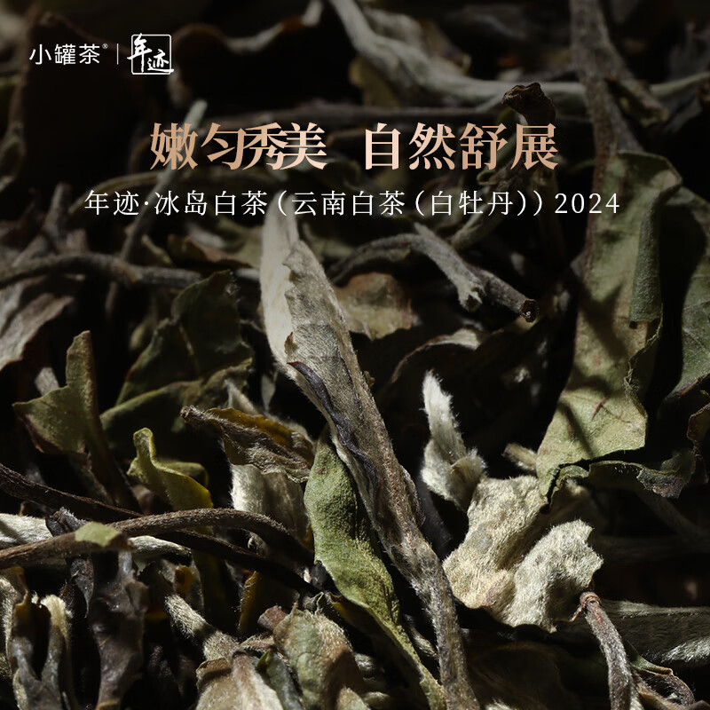 小罐茶年迹年份茶云南冰岛白茶白牡丹2025茶叶礼盒500g高档送礼长辈高清大图