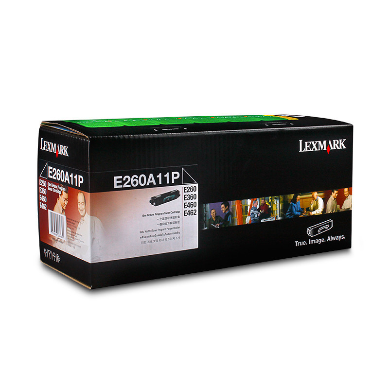 利盟(Lexmark) E260A11P 黑色碳粉/墨粉 标准容量 官方原装正品 适用E260DN