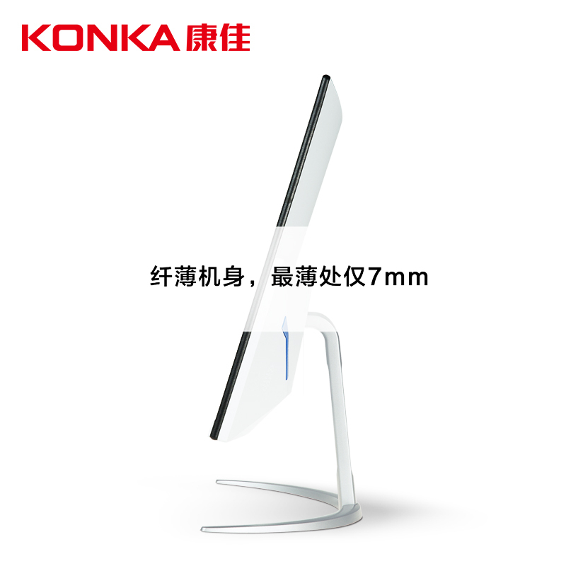 康佳(KONKA)27英寸显示器1800R曲面60HZ 全高清 窄边框 家用办公电竞电脑显示器（KD2701）