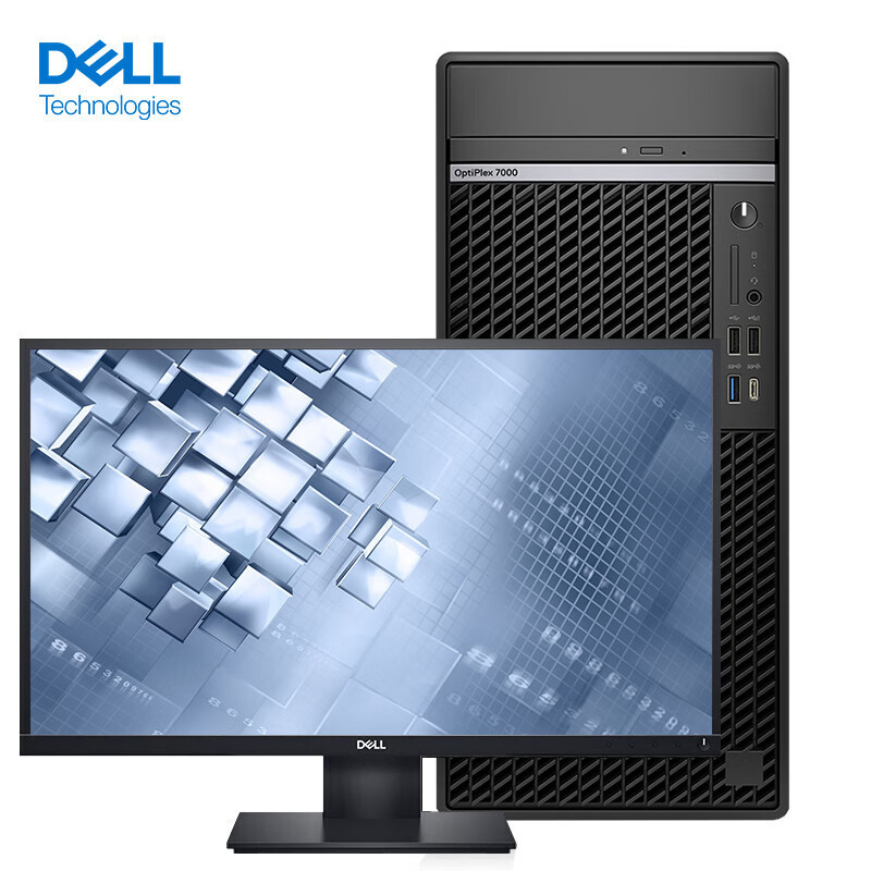 戴尔delloptiplex7000mt台式电脑238英寸屏i516g1t256g固态2g独显刻录