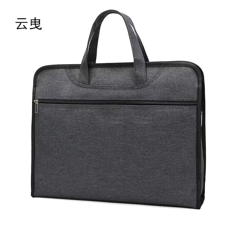 云曳牛津布手提文件袋38*30*8 备注颜色高清大图