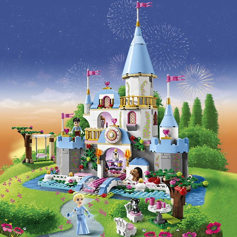 女孩5-12岁玩具儿童积木 灰姑娘的浪漫城堡视频介绍_乐高心城湖拼装好