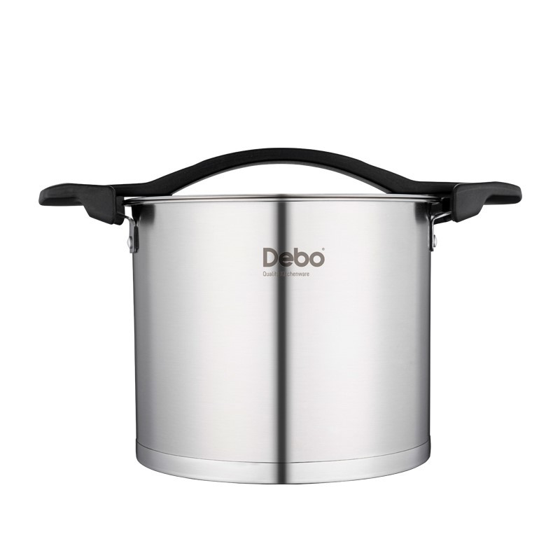 德铂(Debo)瓦尔特汤锅304不锈钢煲汤深锅24cm DEP-654 单个装