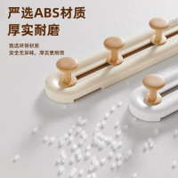 意可可可滑动免钉挂钩(6钩)-直钩E23154随机颜色