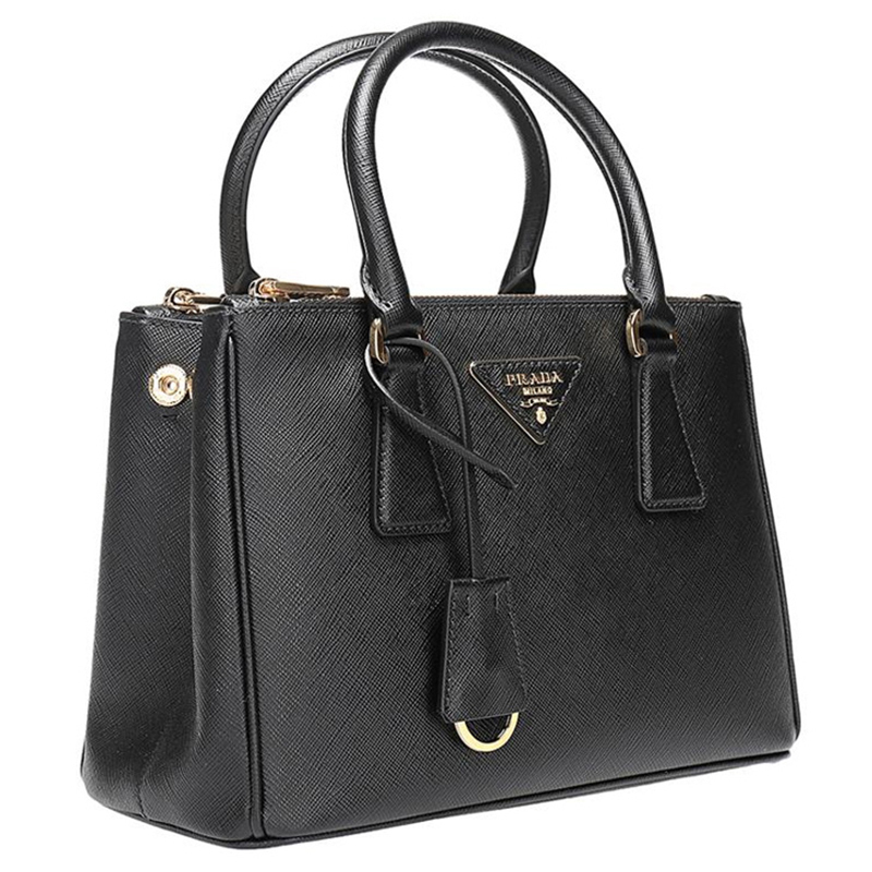 【直营】 普拉达(PRADA) Galleria系列牛皮女士手提包单肩包 1BA896高清大图