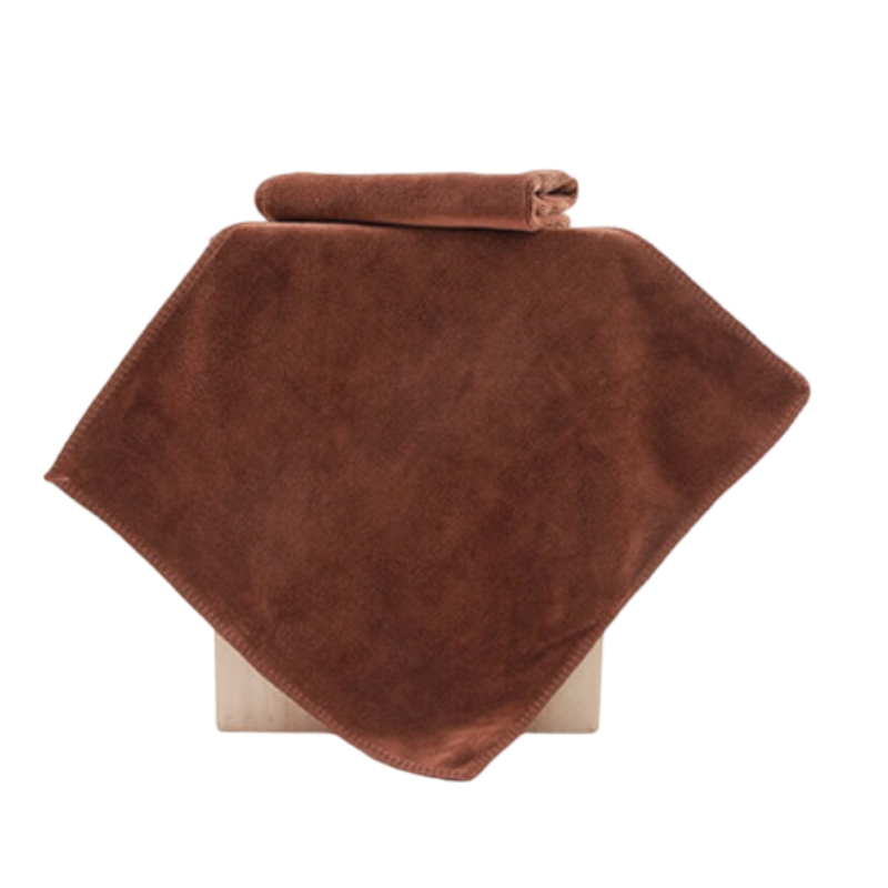 若叶之季 LR-CJ01 茶巾毛巾 30*30cm 咖啡棕(计价单位:条)高清大图