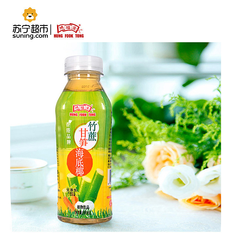 鸿福堂 竹蔗甘笋海底椰500ml*15 整箱装